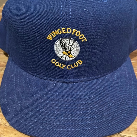 Winged Foot Golf Club Hat Size 7 5/8. - Picture 1 of 5